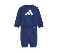 adidas Unisex - Bimbi 0-24 Big Logo Essentials Jogger Track_Suit, dark blue/white, 3-4 Years