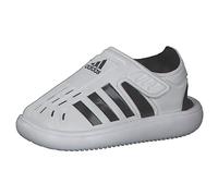 adidas Unisex - Bimbi 0-24 Closed-Toe Summer Water Sandals, Cloud White/Core Black/Cloud White, 21 EU