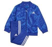 adidas Unisex - Bimbi 0-24 Essentials Allover Printed Track Suit Kids, bright royal/semi lucid blue, 6-9 Months