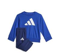 adidas Unisex - Bimbi 0-24 Essentials Big Logojogger Track Suit, team royal blue/white, 3-4 Years