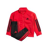 adidas Unisex - Bimbi 0-24 ESSENTIALS CLIMACOOL TRACKSUIT, Pure Ruby/Black, 3-4 Years