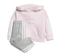 adidas Unisex - Bimbi 0-24 ESSENTIALS HOODED JOGGER, clear pink/white, 0-3 Months