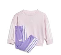 adidas Unisex - Bimbi 0-24 ESSENTIALS JOGGER, clear pink/white/lavendar, 3-6 Months