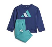 adidas Unisex - Bimbi 0-24 ESSENTIALS JOGGER, dark blue/pure teal/halo mint, 3-4 Years