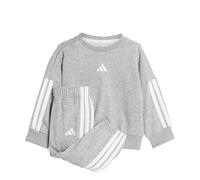 adidas Unisex - Bimbi 0-24 ESSENTIALS JOGGER, Medium Grey Heather/White, 9-12 Months