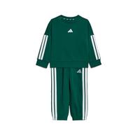 adidas Unisex - Bimbi 0-24 Essentials Jogger Track_Suit, collegiate green/white, 3-4 Years