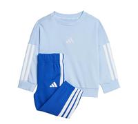 adidas Unisex - Bimbi 0-24 Essentials Jogger Track Suit, glow blue/white, 2-3 Years
