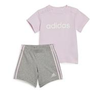 Completo Essentials Lineage Organic Cotton Tee and Shorts Clear Pink / White 6-9M