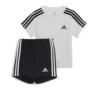 adidas Unisex - Bimbi 0-24 Essentials Sport Set, White/Black, 3-6 Months