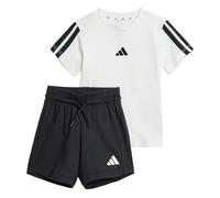 adidas Unisex - Bimbi 0-24 ESSENTIALS T-SHIRT SET, white/black, 3-6 Months