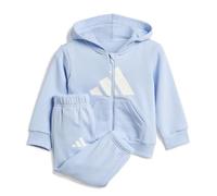 adidas Unisex - Bimbi 0-24 ESSENTIALS TRACKSUIT, glow blue/white, 0-3 Months