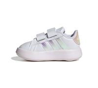 adidas Grand Court 2.0 Shoes Kids, Scarpe da Tennis Unisex - Bambini e Ragazzi, Ftwr Bianco Quasi Rosa Nucleo Nero, 24 EU