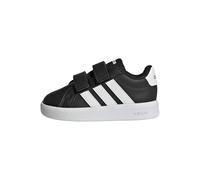 adidas Unisex - Bimbi 0-24 Grand Court 3.0 Shoes Infants, Core Black/Ftwr White/Ftwr White, 24 EU