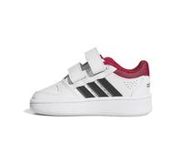 adidas Unisex - Bimbi 0-24 Hoops Classic Shoes, Ftwwht/TMVIRE/CBLACK, 21 EU