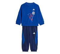 adidas Unisex - Bimbi 0-24 Marvel Spider-Man Jogger Track_Suit, team royal blue/white, 6-9 Months