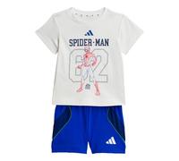 adidas Unisex - Bimbi 0-24 Marvel Spider-Man Set Track_Suit, white/team royal blue, 6-9 Months