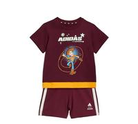 adidas Unisex - Bimbi 0-24 Pixar Toy Story Set Track_Suit, maroon/off white, 2-3 Years