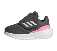adidas Unisex - Bimbi 0-24 RunFalcon 3.0 Hook-and-Loop Shoes, Grey Six / Crystal White / Beam Pink, 26 EU