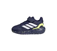 adidas Unisex - Bimbi 0-24 RUNFALCON 5 Shoes Infants, Dark Blue/Ftwr White/Hi-RES Yellow, 22 EU