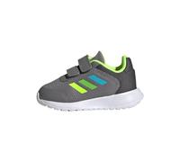 adidas Unisex - Bimbi 0-24 Tensaur Run Shoes, Grey / Lucid Lime / Lucid Lemon, 19 EU