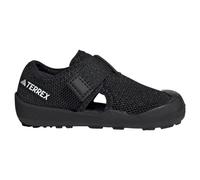 adidas Unisex - Bimbi 0-24 Terrex Captain Toey Infant Kids Sandal, Core Black/Core Black/Cloud White, 25.5 EU