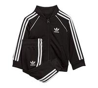 ADIDAS Unisex - Bimbi 0-24 Tuta da Ginnastica, Black/White, 6-9 Mesi