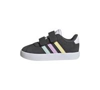 adidas Unisex - Bimbi 0-24 VL Court Shoes, Grey Six/Halo Mint/Bliss Lilac, 20 EU