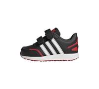 adidas Unisex - Bimbi 0-24 VS Switch 3 Lifestyle Running Hook and Loop Strap Shoes, Core Black / Cloud White / Vivid Red, 23 1/2 EU