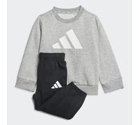 ADIDAS SPORTSWEAR Completo per l'allenamento 'Essentials' grigio sfumato / nero / bianco Bambini ADIDAS SPORTSWEAR 98 grigio sfumato / nero / bianco