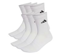 adidas Unisex Calze Cushioned (6 paia) 43 white/white/black