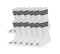 Adidas Unisex Calzini, 12er Pacco - 3-Stripes Essentials Cushioned Crew, Logo