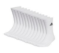 Adidas Unisex Calzini, 12er Pacco - Sportswear Crew, Logo, Imbottito, Einfarbi