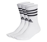 Adidas Unisex Calzini, 3er Pacco - 3-Streifen Cushioned Crew, Logo, Strisce, G