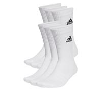 Adidas Unisex Calzini, 6er Pacco - Sportswear Crew, Logo, Imbottito, Monocolore