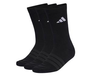 Adidas Unisex Calzini, Confezione Da 3 - Calzini Sportivi Crew Imbottiti, Logo