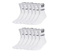 Adidas Unisex Calzini Da Tennis Cotone Con Cushioning A Mezza Altezza 12 Paia