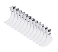 Adidas Unisex Calzini di Quarto,12er Pacco - Cushioned 3S Linear,Logo,Einfarbi