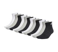 Adidas Unisex Calzini di Quarto, 12er Pacco - Sportswear Sottile Caviglia, Logo,