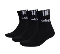 Adidas Unisex Calzini di Quarto, 3er Pacco - Cushioned 3S Linear, Logo, Unita