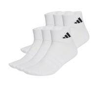 Adidas Unisex Calzini di Quarto,6er Pacco - Cushioned Essentials Caviglia