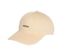 adidas Unisex - Adulto Linear Embroidery Baseball Hat, Sand Strata/Aurora Coffee, L-XL