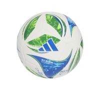adidas Unisex-Erwachsene MLS Trainingsfu ball, Wei /Gr n/Glory Blue/Solar Blue 3