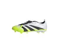 Adidas Unisex League Fold-Over Tongue Firm Ground/Multi Ground Football Boots, Cloud White/Core Black/Lucid Lemon, 42 EU
