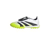 Adidas Unisex League Fold-Over Tongue Turf Football Boots, Cloud White/Core Black/Lucid Lemon, 44 EU
