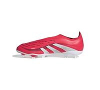 adidas Unisex League Laceless Firm Ground/Multi Ground Football Boot, Lucid Red/Cloud White/Core Black, 46 EU