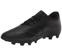 adidas Unisex Predator Accuracy.4 Flexible Ground Soccer Shoe, Black/Black/White, 10 US Men