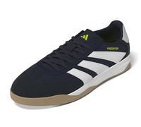 adidas Unisex Predator Freestyle Calcio Stivali Indoor Scarpe, Nero Bianco Oro Metallizzato, 45 1/3 EU