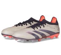 adidas Unisex Predator Pro Firm Ground Scarpe, Platin Metallic Aurora Black Turbo, 40 EU