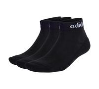 Adidas Unisex Quarter Calze, 3 Pezzi - Linear Cushioned Ankle, Logo, Gepols...