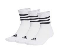 Adidas Unisex Quartersocken, 3er Pacco - 3-Stripes Cushioned Sportswear Mid-Cu